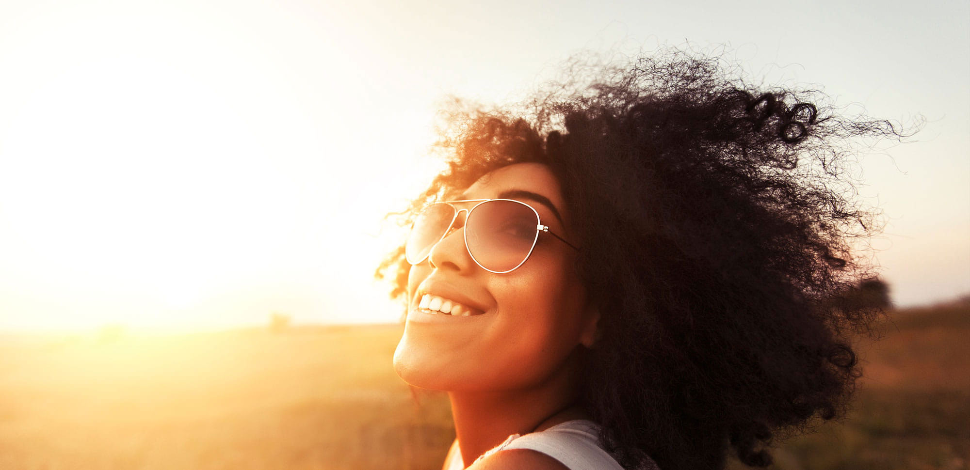 Woman with glasses